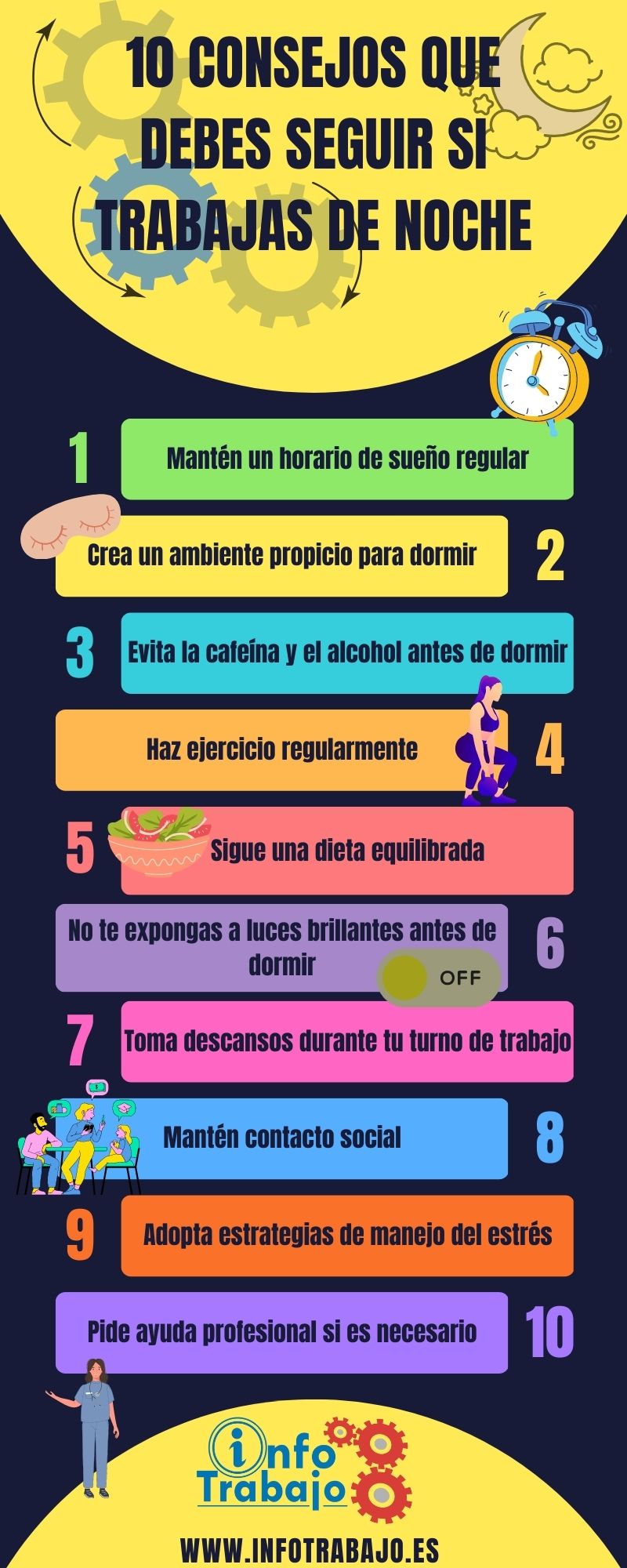 Trabajar De Noche Es Malo Consejos Que Debes Aplicar Infotrabajo